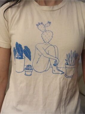 Mermaid Hex cactus babe tee t-shirt